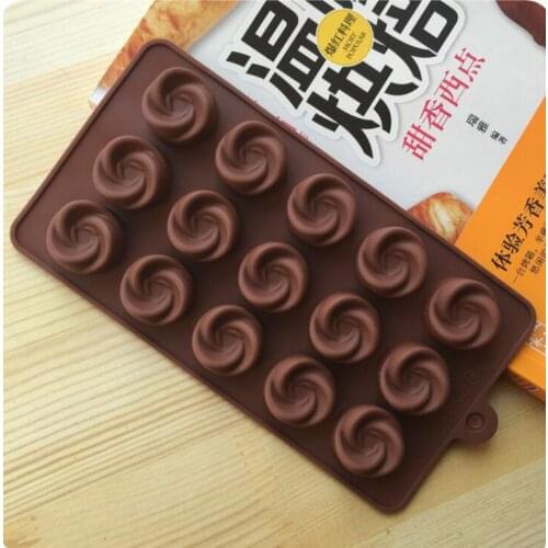 Silicone swirl shape cake molder Form For Baking Cookies Pudding Ice Cream Styling Tools Kitchen Bakeware Pan