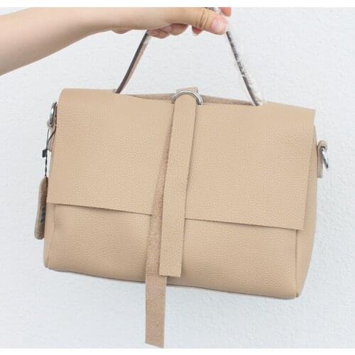 Vintage Luxury Handbags Designer Bags Women Genuine Leather Shoulder Bag Casual Satchel Top-Handle Bags Locomotive Messenger Bag