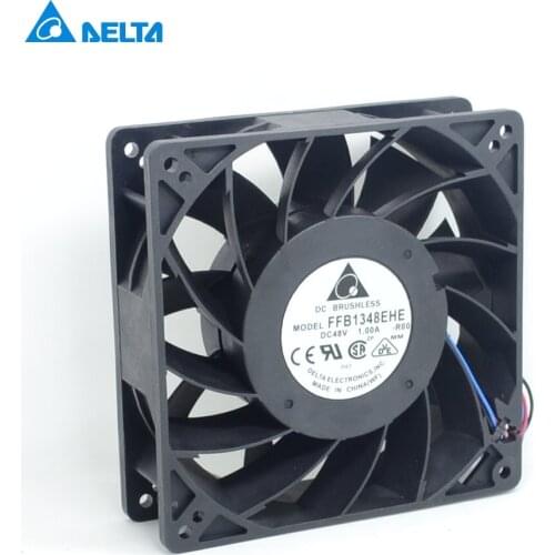 High quality 48V 1.0A FFB1348EHE-ROO 12038 120mm large air flow frequency converter cooling fan Delta