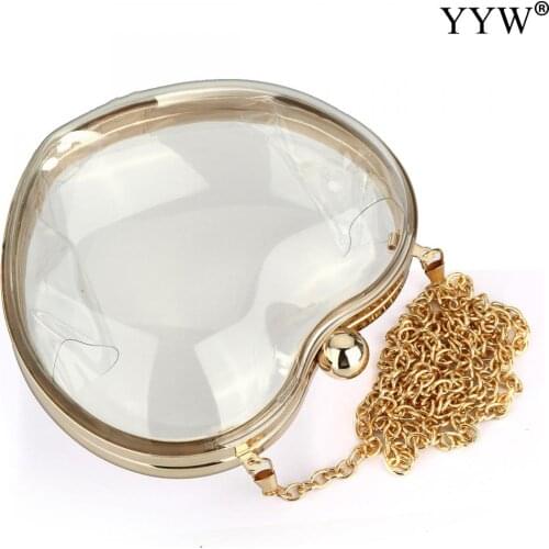 Fashion Women Acrylic Box Clutch Bag Transparent Love Simple Designer For Women Party Wedding Shoulder Bag Handbag Evening Bag