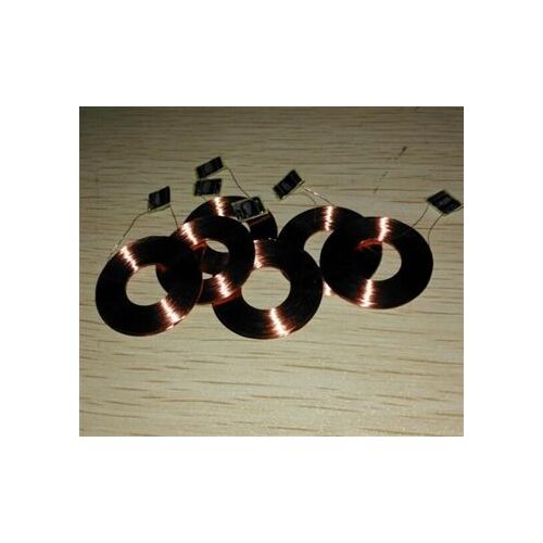 134.2KHz ID Writable diameter 24mm COB and antennas chips antenna tags 10pcs/Lot