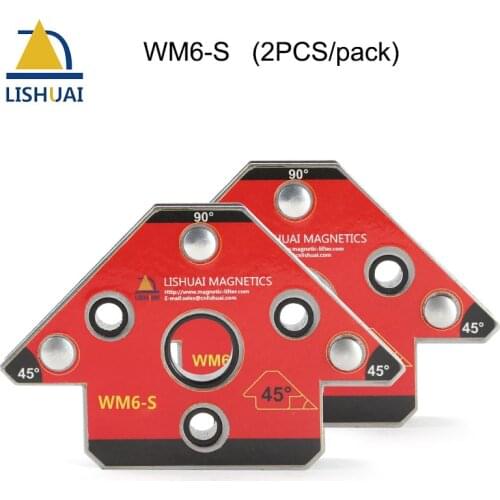 Two pcs/Pack Arrow Magnetic Welding Holder Neodymium Magnet Welding Clamp Small Size WM6-S