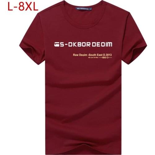 2020 Extend Hip Hop Street Fashion Brand T Shirts Male Summer Short Sleeves Oversize T-shirt Men Black Plus Size 5XL 6XL 7XL 8XL