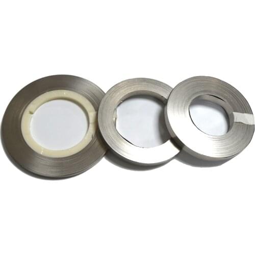 5m 18650 battery nickel tape 0.1*7/12mm pure nickel strip 0.15mm thickness 7/12mm width nickel belt