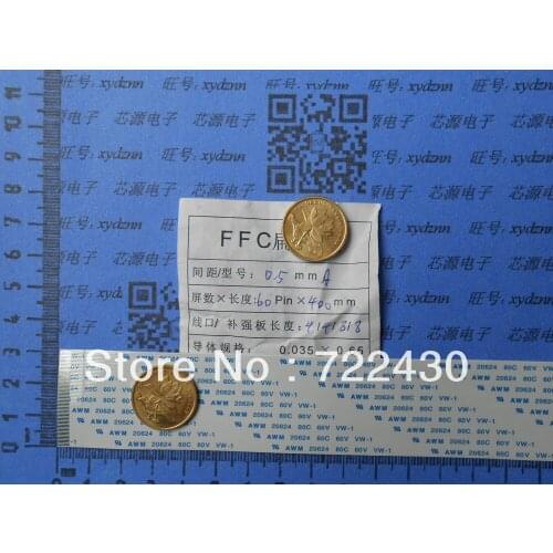 60PIN, FFC/TTL flat line, soft wire, spacing of 0.5MM, 400mm FFC TYPE A, Flexible Flat Cable ROHS