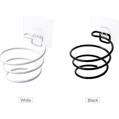 Seamless Iron Hair Dryer Holder washbasin Rack Magic Hook Hairdryer organizer Paste wall bathroom storage Supply