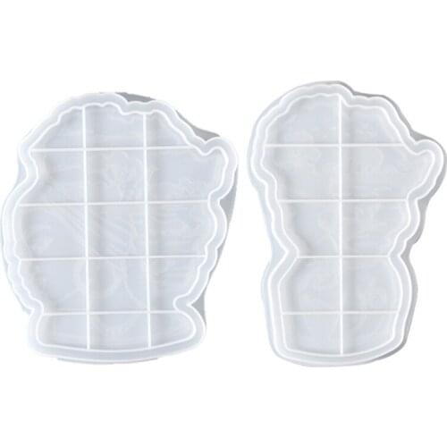 DIY Afro Female Tray Epoxy Resin Mold Fruit Serving Board Casting Silicone Mould