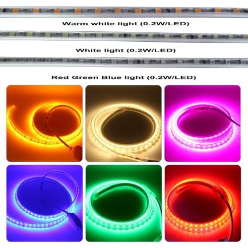 AC220V Flexible LED Strip SMD 2835 High Brightness 96LEDs/m LED Ribbon Light IP67 Waterproof Red Green Blue white Pink light
