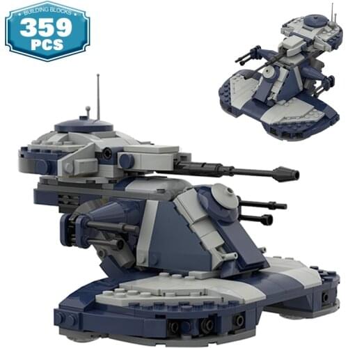 Moc Star AAT Assault Tank Space Combat Movie Series Military Modular Weapon Building Block Model Children Toy Boy Toy Gift