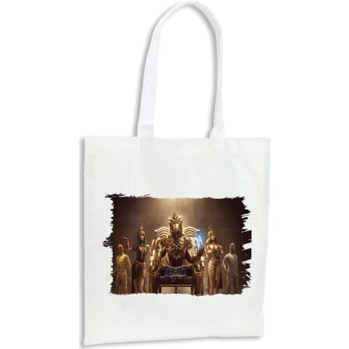 MERCHANDMANIA PACK 2 bags Pharaoh Egypt GIZA Pyramid kitchen buy travel polyester fiber custom offer gift