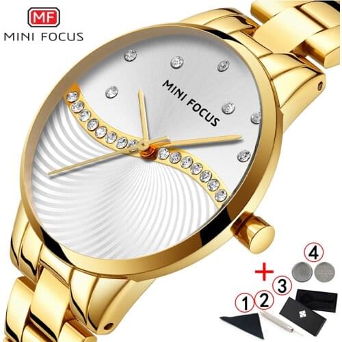 Mini Focus Women Luxury Brand Watch 2020 Rhinestone Wrist Watch For Women Business Dress Ladies Watches Reloj Mujer 2020