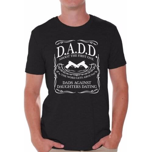 Dad Shirt Perfect Gift for Fathers Day Best Dad Ever Daddy T Shirt Black Tshirt men New Cool Streetwear Camisetas Euro Size