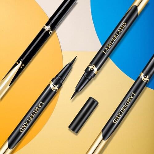 New Liquid Eyeliner Pen Silkly Quick-drying Waterproof Sweat-proof Long-lasting Non-smudge Eyeliner Female Charming Eyes Makeup