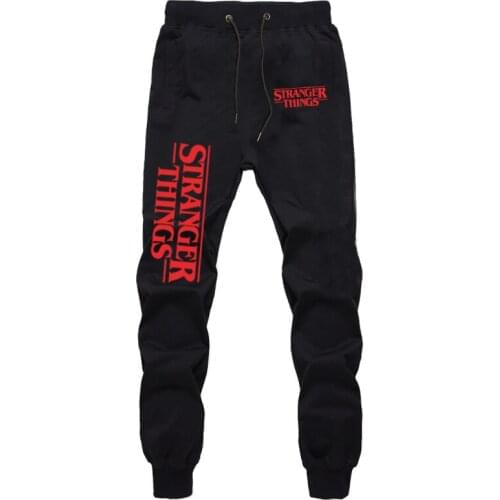 New Casual Stranger Things Sports Sweat Breathable Pants Students Cotton Sweatpants Fitness High Quality Long Trousers