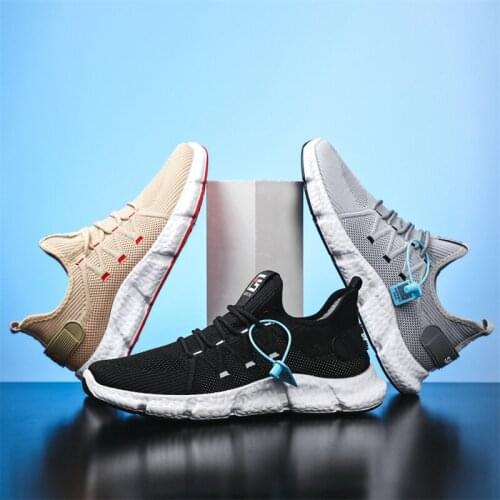 Casual shoes sneakers Korean new mens running shoes breathable flying shoes 2021 personalized sports shoes