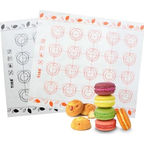 3in1 Silicone Baking Mat Fondant Bakeware Macaron Oven Home Non Stick Baking Tools For Cakes Pastry Tools Sheet Dough Roll Mats