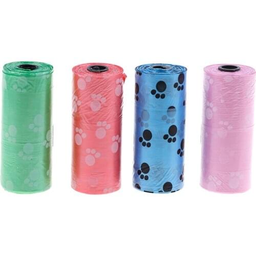 10 Rolls Pet Dog Puppy Cat Poo Poop Waste Disposable Clean Pick Up Bags