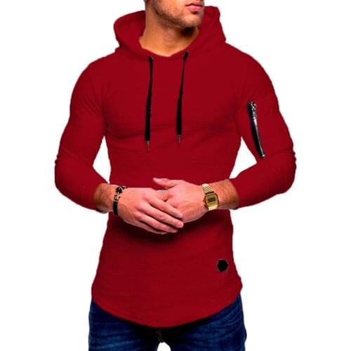2020 Men’s Running Jacket Jogging Sport Hoodies Workout Gym Sweatshirts Long-Sleeved t-Shirt Fitness Hoodies Thermal Windbreaker