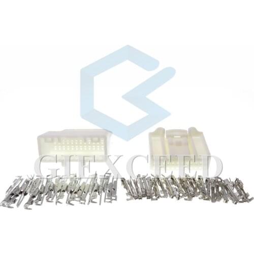 24 Pin Automotive Audio Navigation Rearview Socket Auto Plug Female Male Connector