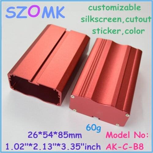 4 pcs, 26*54*85mm aluminum enclosure electronic switch box electro shocker diy box aluminum electronic amplifier enclosure