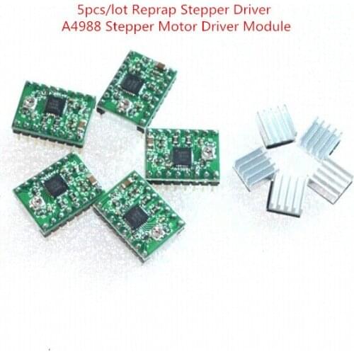 5pcs/lot Reprap Stepper Driver A4988 Stepper Motor Driver Module