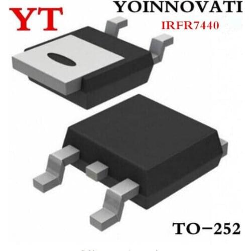 50pcs/lot IRFR7440 7440 TO-252 MOSFET N CH 40V 90A DPAK IC Best quality