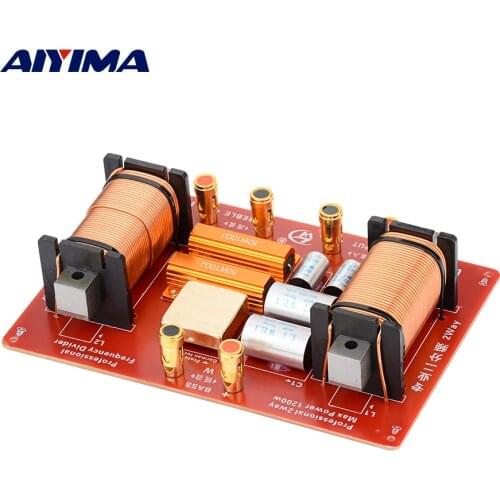 AIYIMA 1200W Stage Speaker Frequency Divider Filter Home Theater 2 Way Crossover Audio Treble With Protection DF-3320