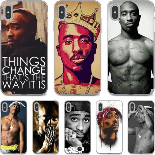 For Xiaomi poco X3 nfc F2 Pro M3 Mi 5X 6X Max Mix 1 2 2S 3 Mi5 Mi6 Mi3 Mi4 Phone Cases Rap-Singer-2Pac-Tupac-Amaru-Shakur-Art