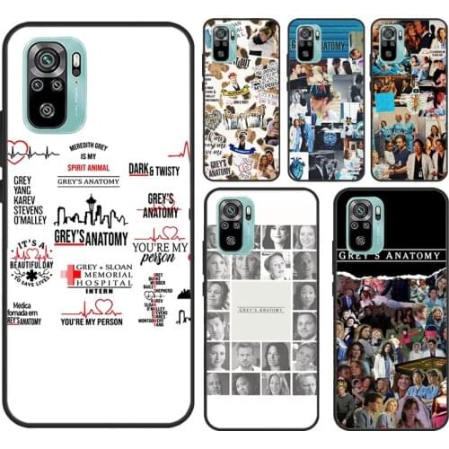 Greys Anatomy Collage For Xiaomi Redmi Note 9 Pro Note 10 Pro 7 8 9S 8T Back Cover For Redmi 9T 9C 9A K40 Case
