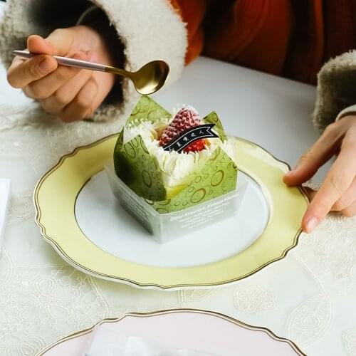 Bone China Dessert Plate 8 Inches Bread Pan Norbic Phnom Penh Breakfast Plate Salad Decoration посуда Eight Inches Round