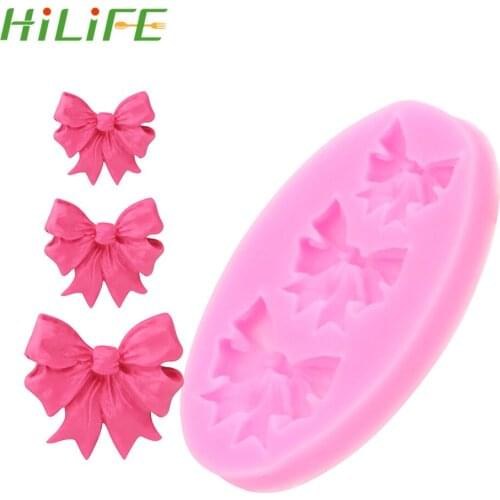 HILIFE DIY Baking Candy Chocolate Bow Tie Silicone Mold Fondant Cake Cake Decoration Mold Tools