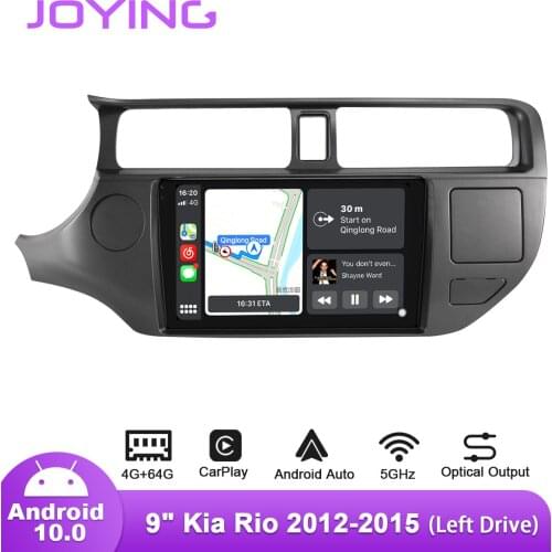 Joying 9" Android10 Car Radio for Kia Rio k3 2011-2015 Left Drive Navi GPS Carplay IPS1280*720 DSP SPDIF Subwoofer Bluetooth DAB