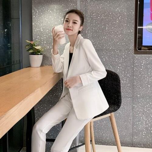 Two piece set suit professional womens professional workwear overalls stylish stylish overalls 2 piece set women