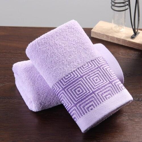 100% Cotton Embroidered Towel Sets Bamboo Beach Bath Towels for Adults Luxury Brand High Quality Soft Face Towels 34*75cm