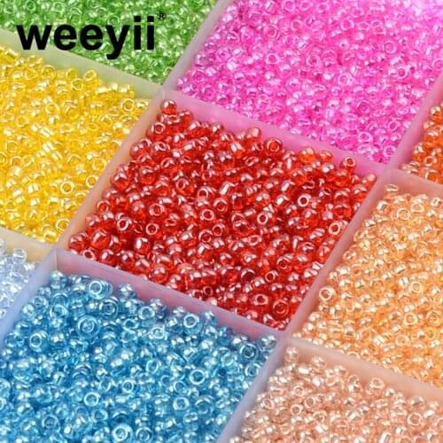Approx.1000pcs 2mm Half Translucent Charm Czech Glass Beads Loose Spacer Beads For DIY Jewelry Necklace Accessories