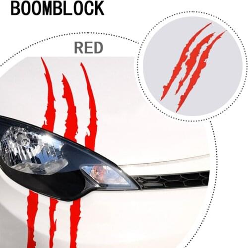 Car Styling Sticker Scratch Stripe Headlight Decal 40 x 12cm For Peugeot 308 307 207 407 2008 508 Citroen C5 C5 C3 Opel Vectra C