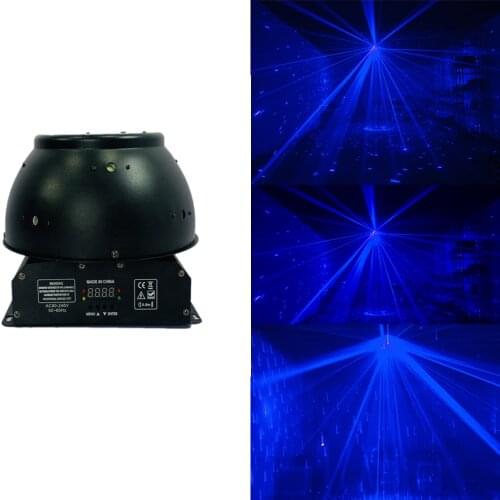 6W Super bright DJ disco Laser blue starlight beam light dj bar effect projector scanner laser Strobe Moving head stage lighting