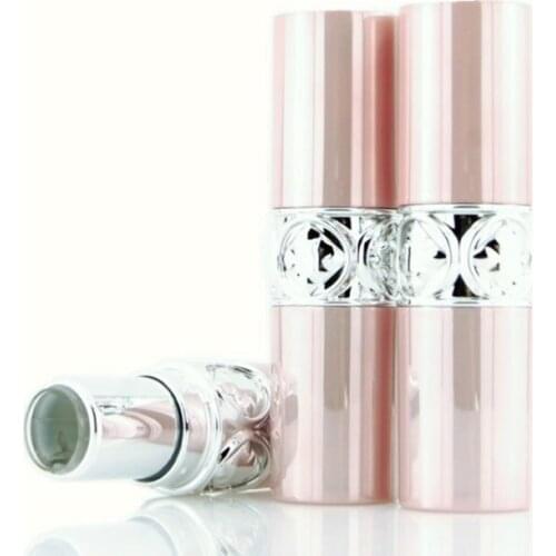 Lipstick Tubes 12.1mm Round Pink Cosmetic Container DIY Makeup Lip Balm Empty Lipstick Containers Tubes 50 pcs/lot