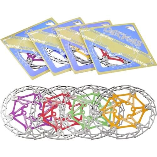 DECKAS Bicycle Brake 160mm Ultralight Disc Brake MTB DH Disc Rotors Hydraulic Brake Pad Float Multicolor Brake pad Bicycle Parts
