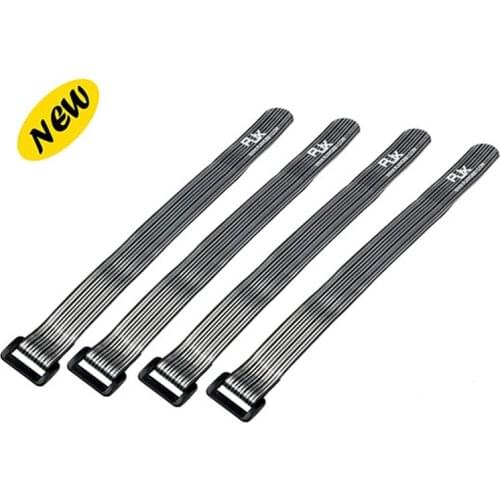 200x20mmx4pcs Fiber High Strength Battery Straps Black for RC Multirotor FPV Quadcopter Racing Drone
