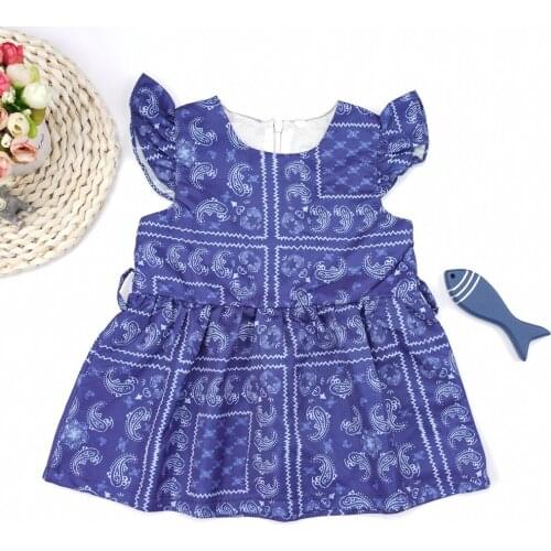 YOYOSHOW Summer new girls' dresses comfortable & fashionable girls' sleeveless short dresses 0-2 years old girls' dresses