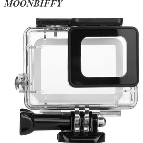 45m Waterproof Case for Gopro Hero 5 6 Black Edition Camera with base Mount Protective HERO 5 6 Case Go Pro Accessories