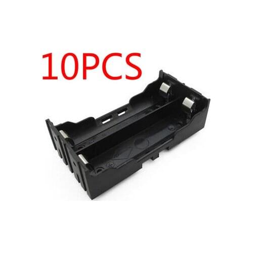 10PCS High Quality DIY 18650 Battery Case Holder Storage Box Holder Case For 2 X 18650 3.7V Rechargeable Battery 4 Pin #ET68