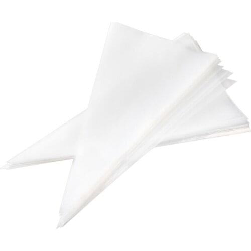 100pcs 12/14/16inch Disposable Piping Bag Cake Icing Cookies Cream Fondant Pastry Tip Decorating Tool Baking Supplies