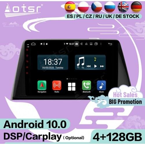 2 Din Carplay Multimedia Stereo Android 10 For Peugeot 308 2016 2017 2018 GPS Navigation Audio Radio Receiver Recorder Head Unit