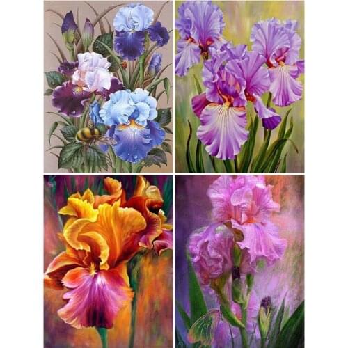 5D DIY Diamond Painting Flowers Cross Stitch Kits Full Drill Square Embroidery Mosaic Art Picture of Rhinestones Gift Decoration