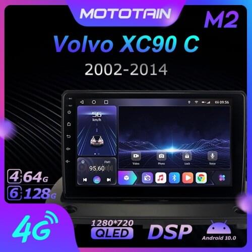 Ownice 6G+128G Android 10.0 Car Radio For Volvo XC90 C 2002 - 2014 Multimedia Player Video Audio 4G LTE GPS Navi
