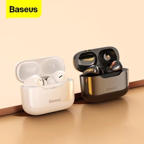 Baseus S1 ANC Bluetooth Earphones Active Noise Cancelling Bluetooth 5.1 Gaming TWS Earbud HiFi Wireless Headphone Touch Control
