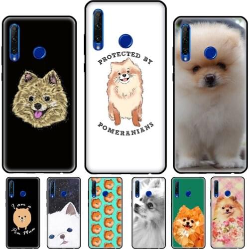 Cartoon Pomeranian Dog For Huawei Honor 8X 9X 7X 7C 6A 8A 7S 8S 8 9 10 10X Lite 10i 7A 20 6C 4C Pro Case Cover