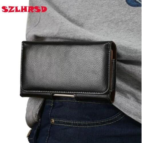 Top Quality Holster Genuine Leather Phone Case for Huawei P smart+ 2019 Honor 8S 8x 8Apro 20i 10i Belt Clip Case Cover Leather